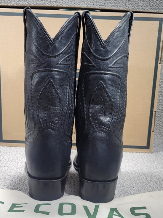 Tecovas The Cartwright Men\'s US Size 11D Midnight Cowhide Cowboy Boots main image 10
